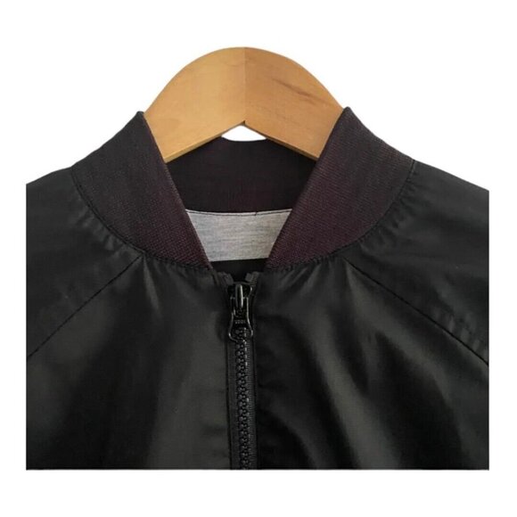 Nike Boys Black Lightweight Lined Bomber Jacket Medium US 12 - Picture 4 of 10